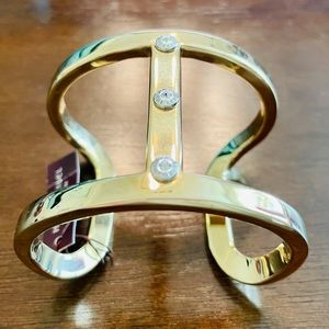 Ltly used (w/tags) Henri Bendel H Cuff Bracelet
